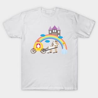 Unicorn and princess 5 T-Shirt